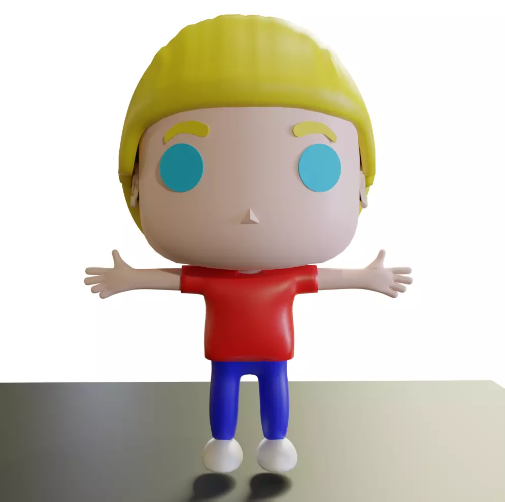 Funko pop 3D model_0