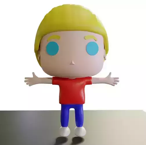 Funko pop 3D model