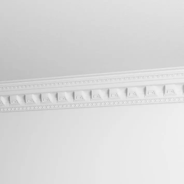 White Architecture Ornament 3D model_0
