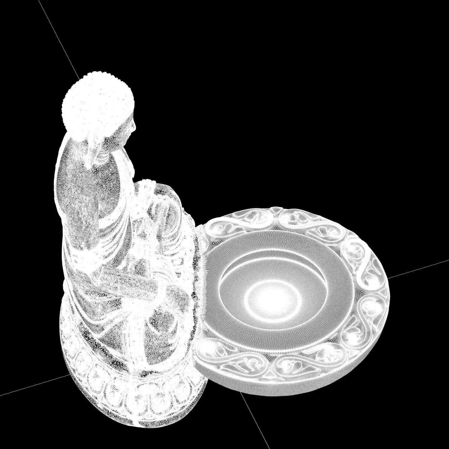 Buddha Incense Stand 3D print ready STL  3D print model_33