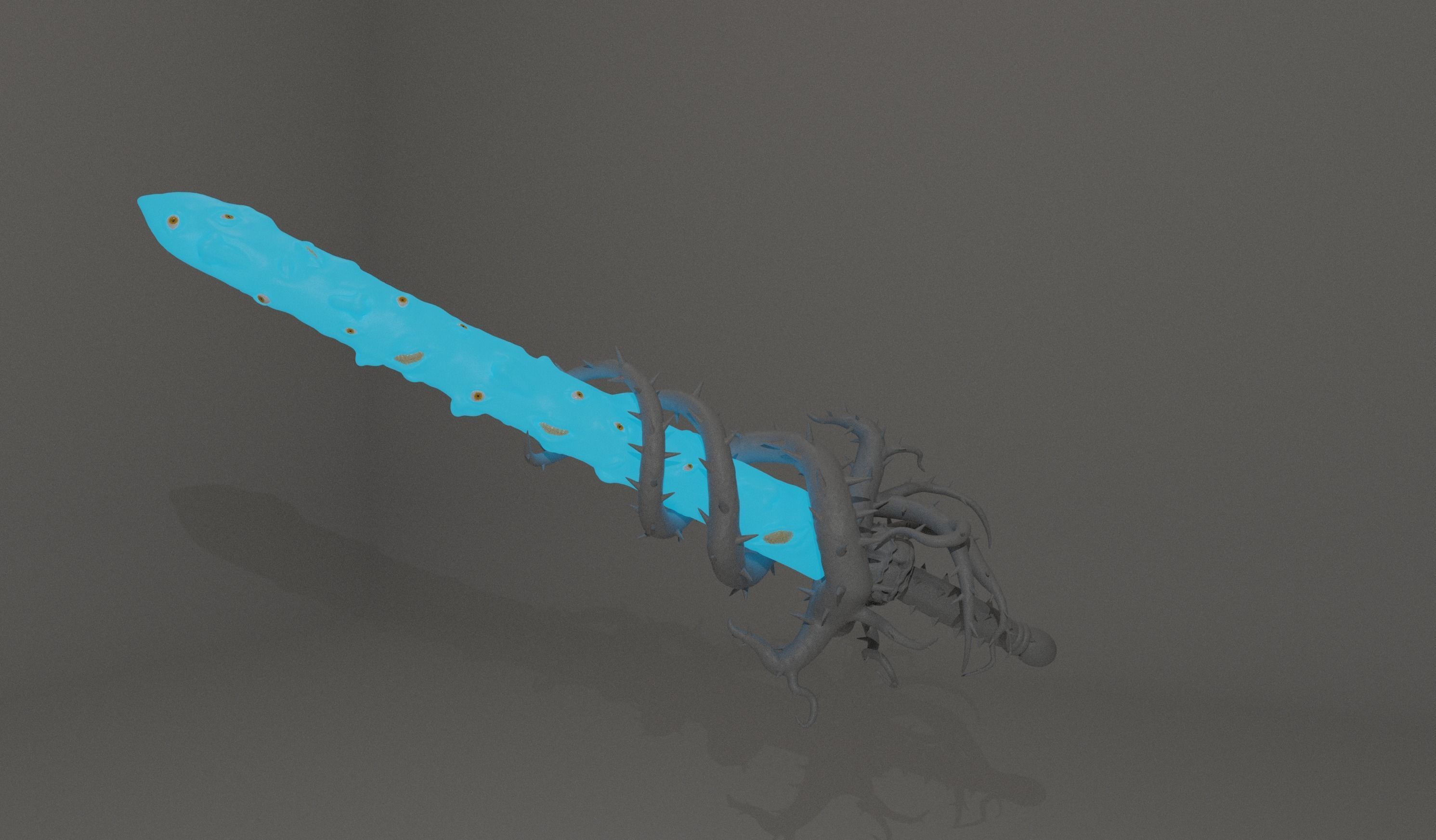 Sword of Actuation Manga Accurate inspired sword 3D Model 3D print model_5