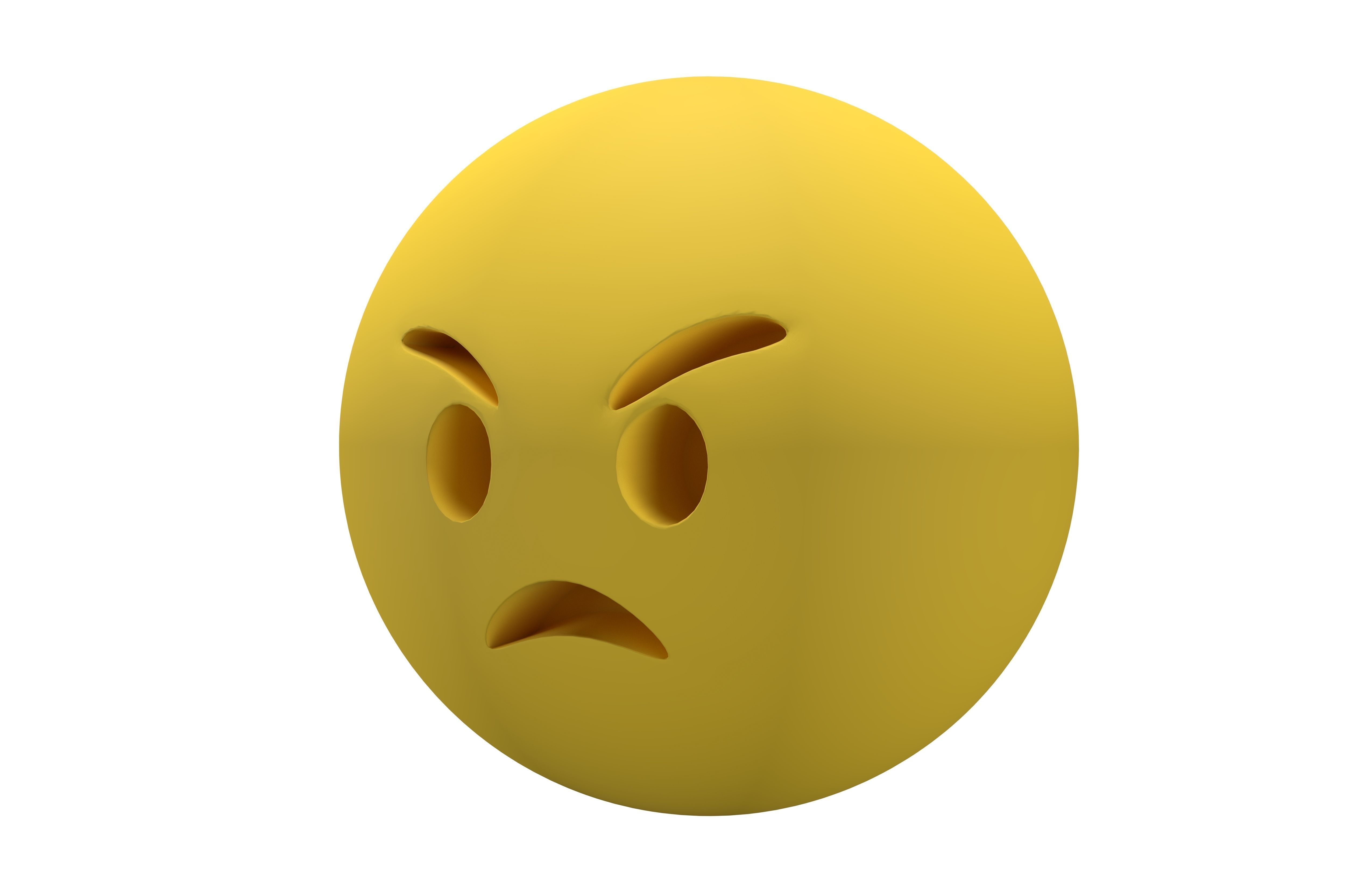 3D model Angry Face V2 Pack Vol 1 VR / AR / low-poly | CGTrader