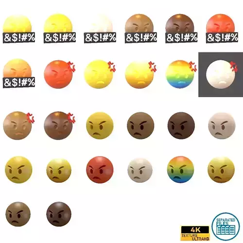 Angry Face Big Pack Vol 1