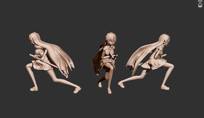 Akame - Akame Ga Kill 3D print model 3D print model