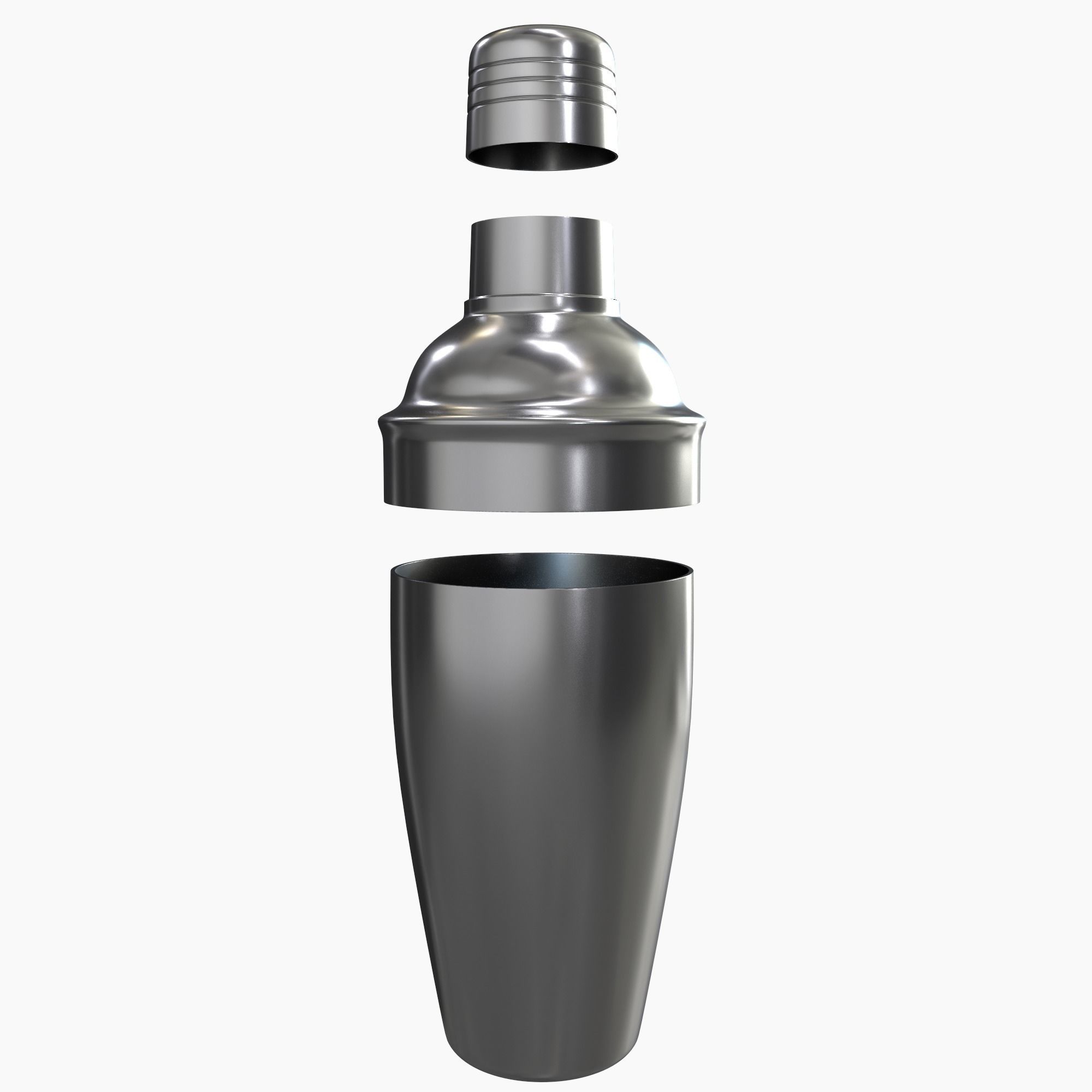 Cocktail shaker 3D model_2