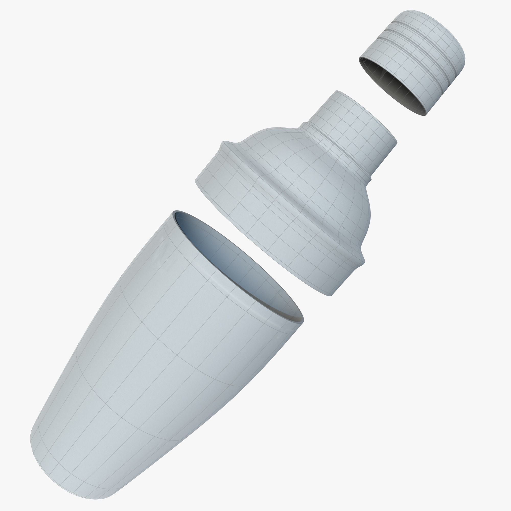 Cocktail shaker 3D model_6
