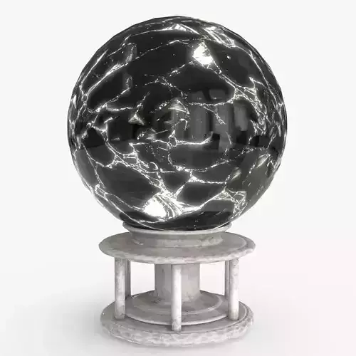 Magic Crystal Ball Low-poly 3D model