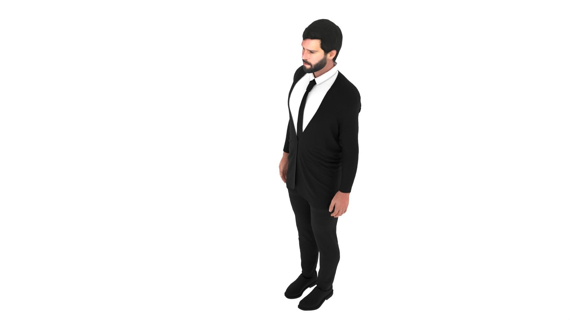 Alisson Becker Low-poly 3D model_7