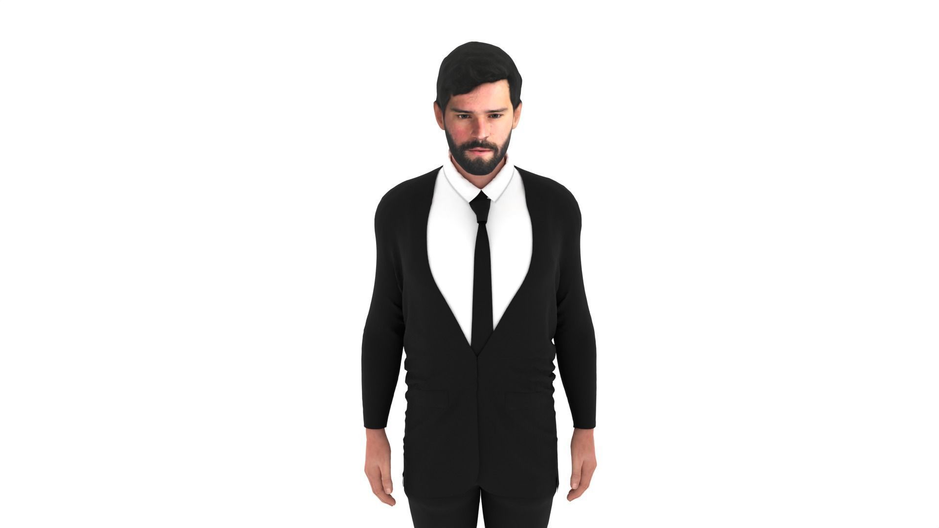 Alisson Becker Low-poly 3D model_1