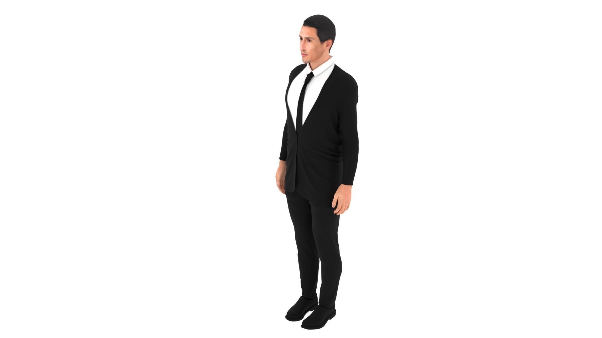 Angel Di Maria Low-poly 3D model_2
