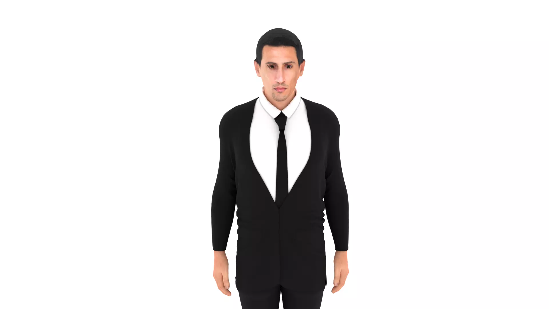 Angel Di Maria Low-poly 3D model_0