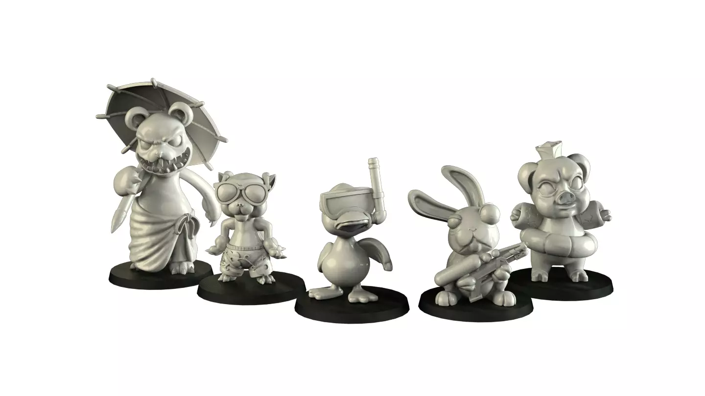 Pool Party 2 3D print model_0