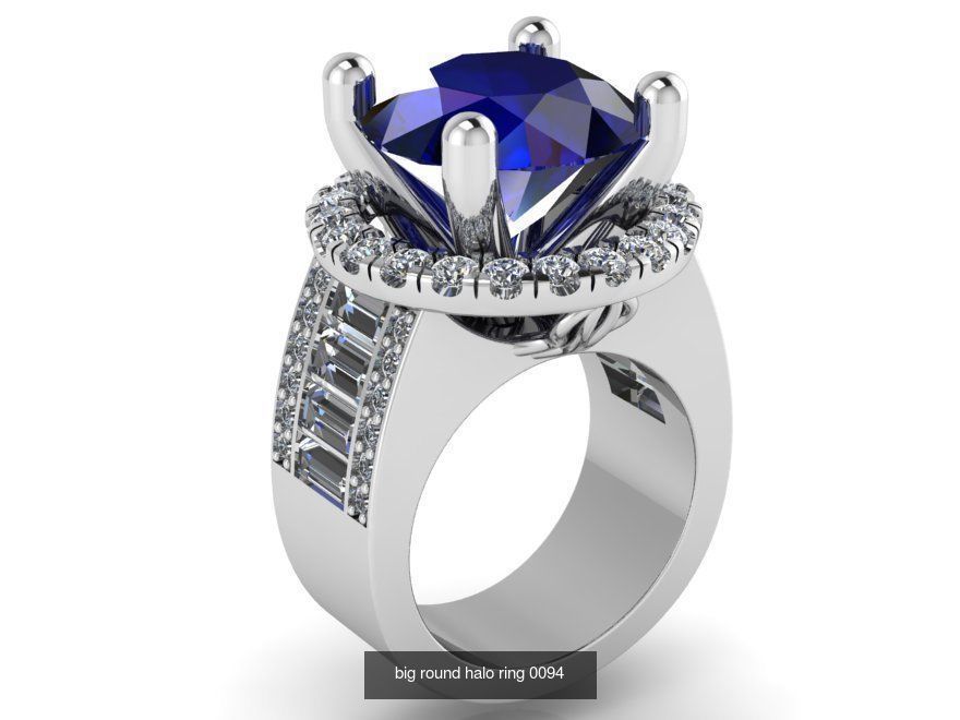 Ring and Earring Halo Collection _18