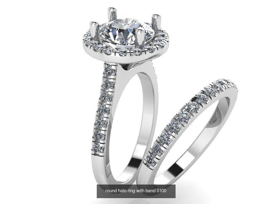 Ring and Earring Halo Collection _20