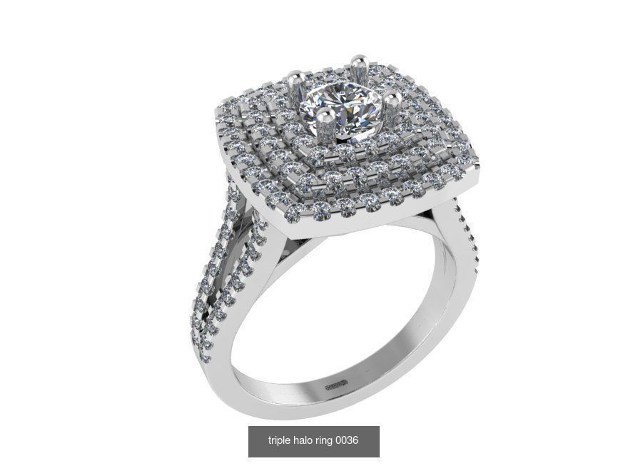 Ring and Earring Halo Collection _5