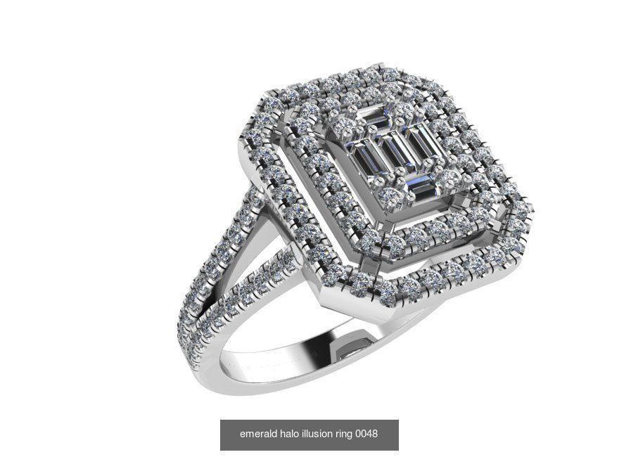 Ring and Earring Halo Collection _4