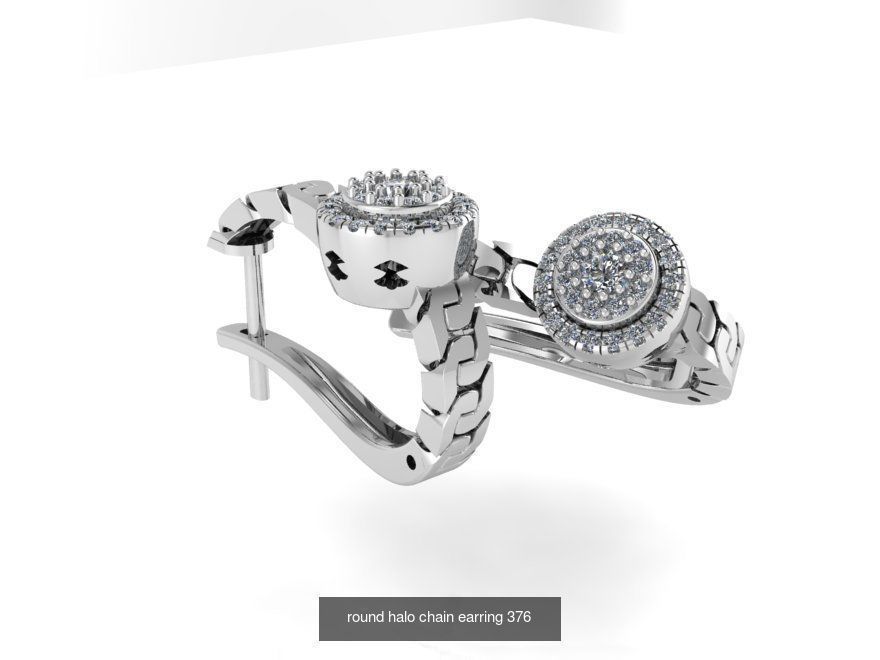 Ring and Earring Halo Collection _3