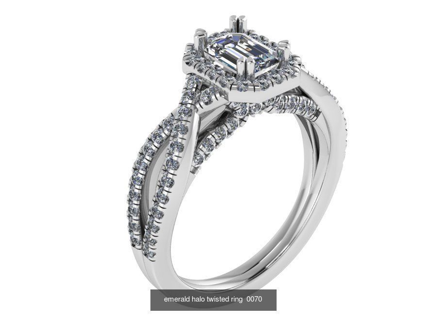 Ring and Earring Halo Collection _13