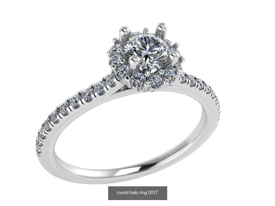 Ring and Earring Halo Collection _7