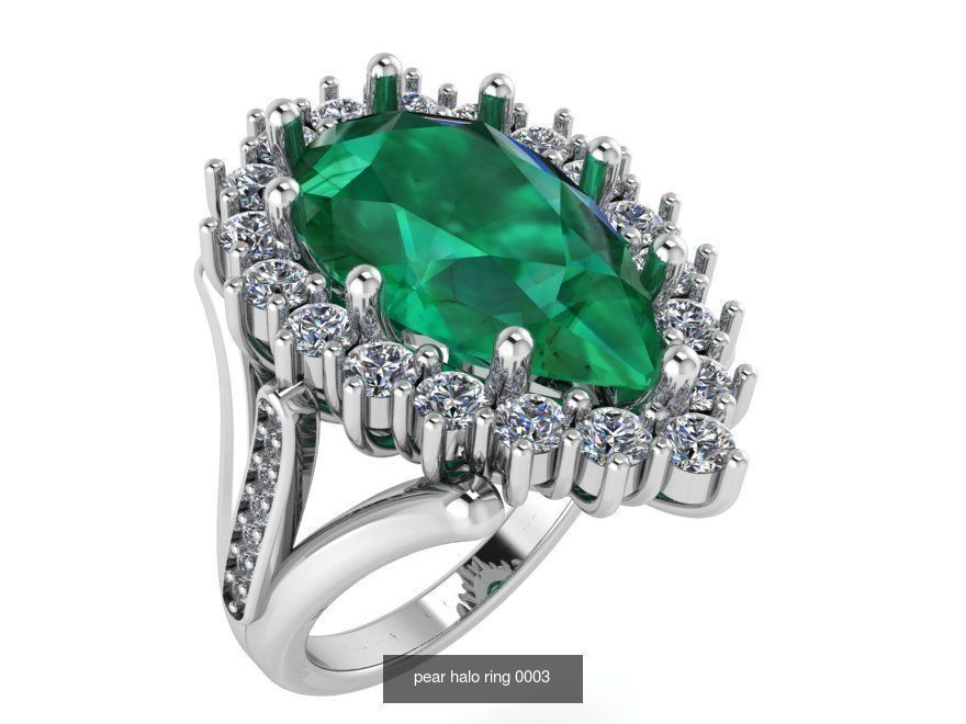 Ring and Earring Halo Collection _10