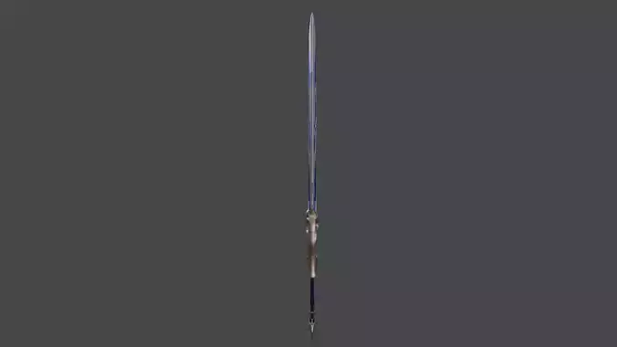 Genshin Impact Song of Broken Pines Eula Sword 3D HighPoly Model