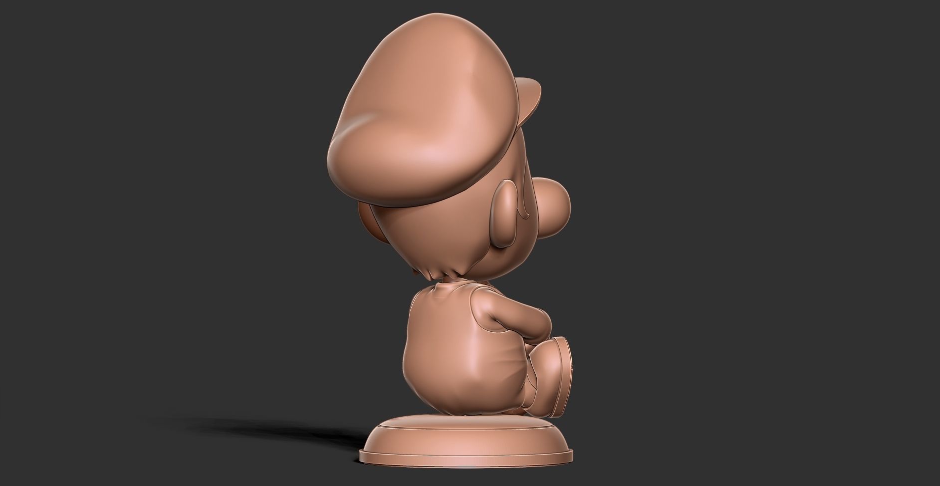 Baby Luigi 3D print model_9