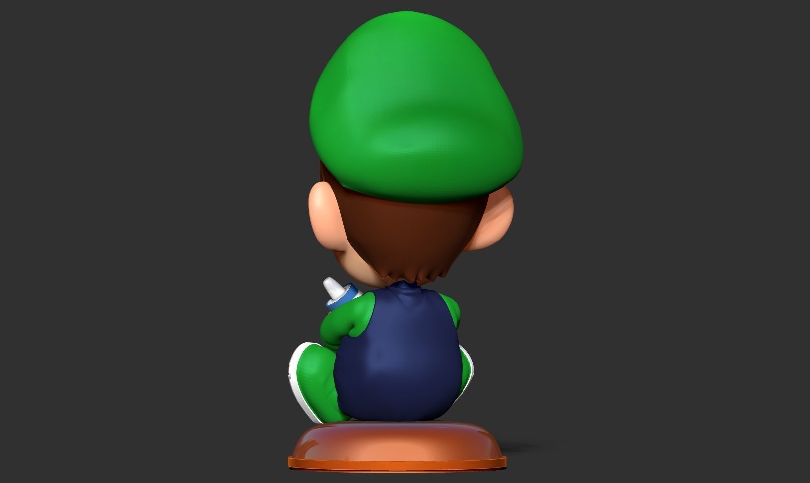 Baby Luigi 3D print model_7