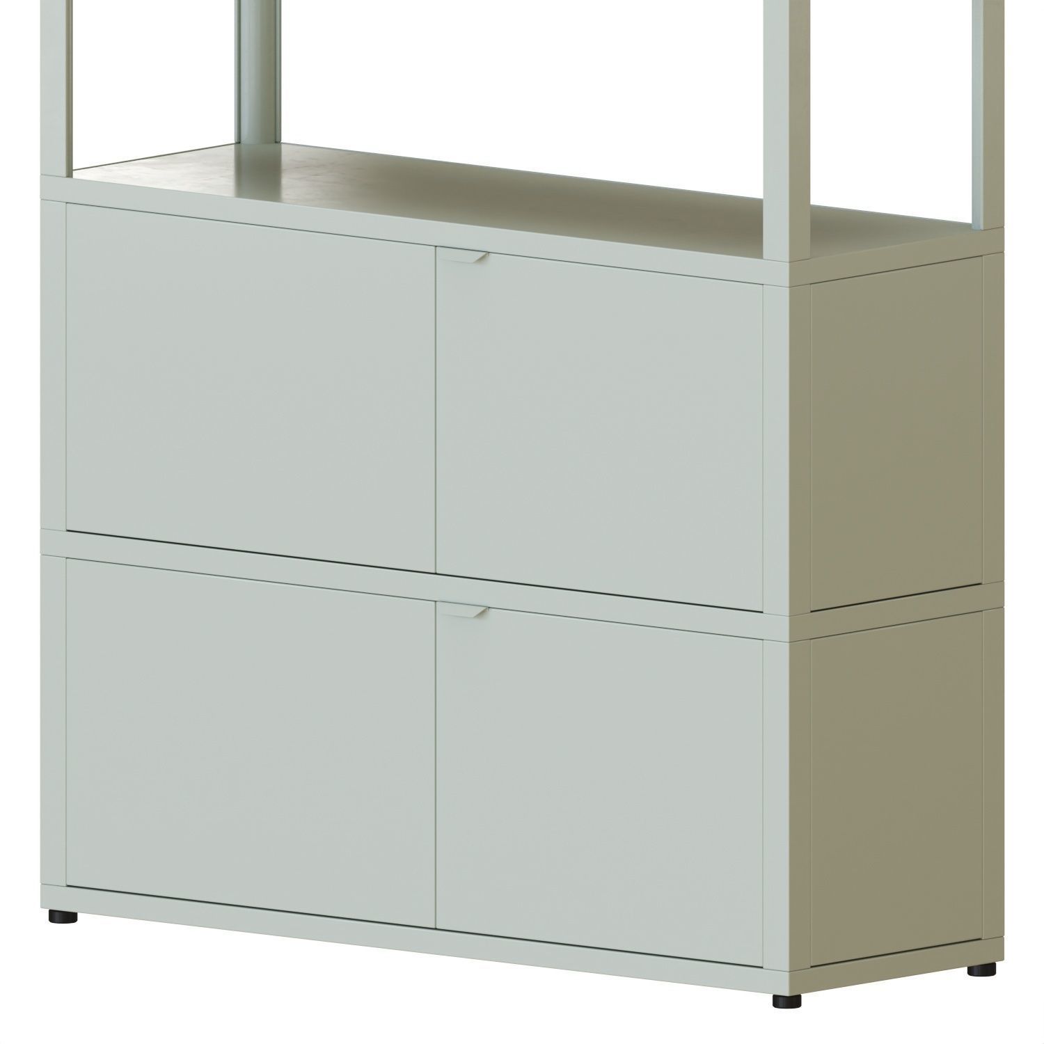 Hay New Order Bookshelf High with Storage 3D model_6