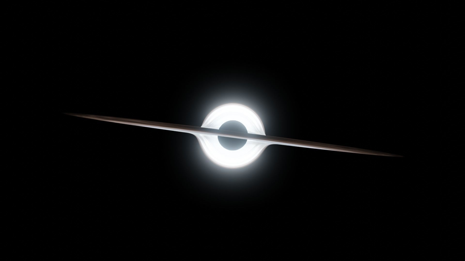 3D Black Hole Model 3D model_1