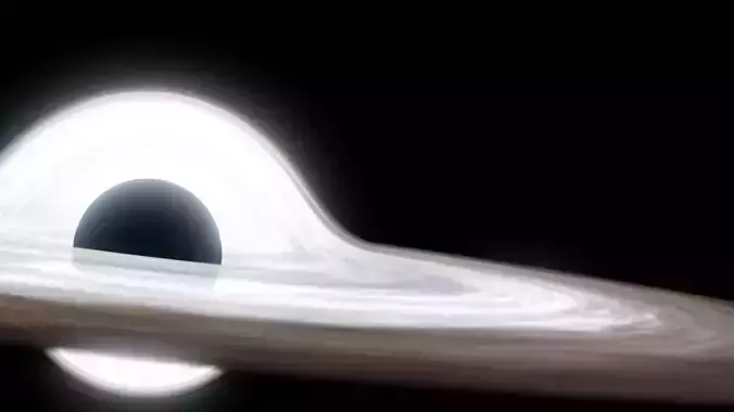 3D Black Hole Model 3D model