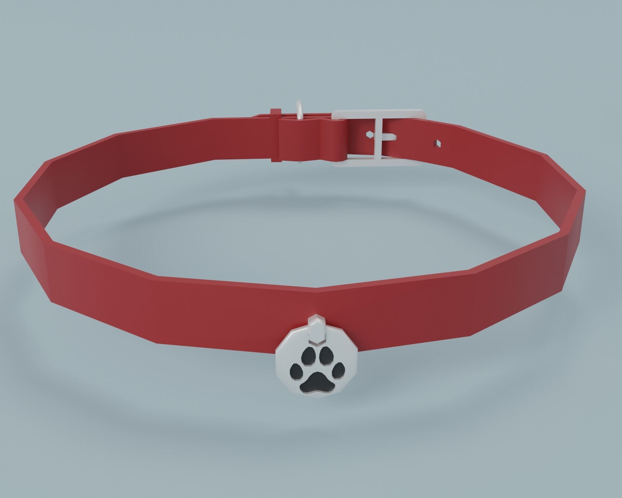 Pet accessories  Low-poly 3D model_29