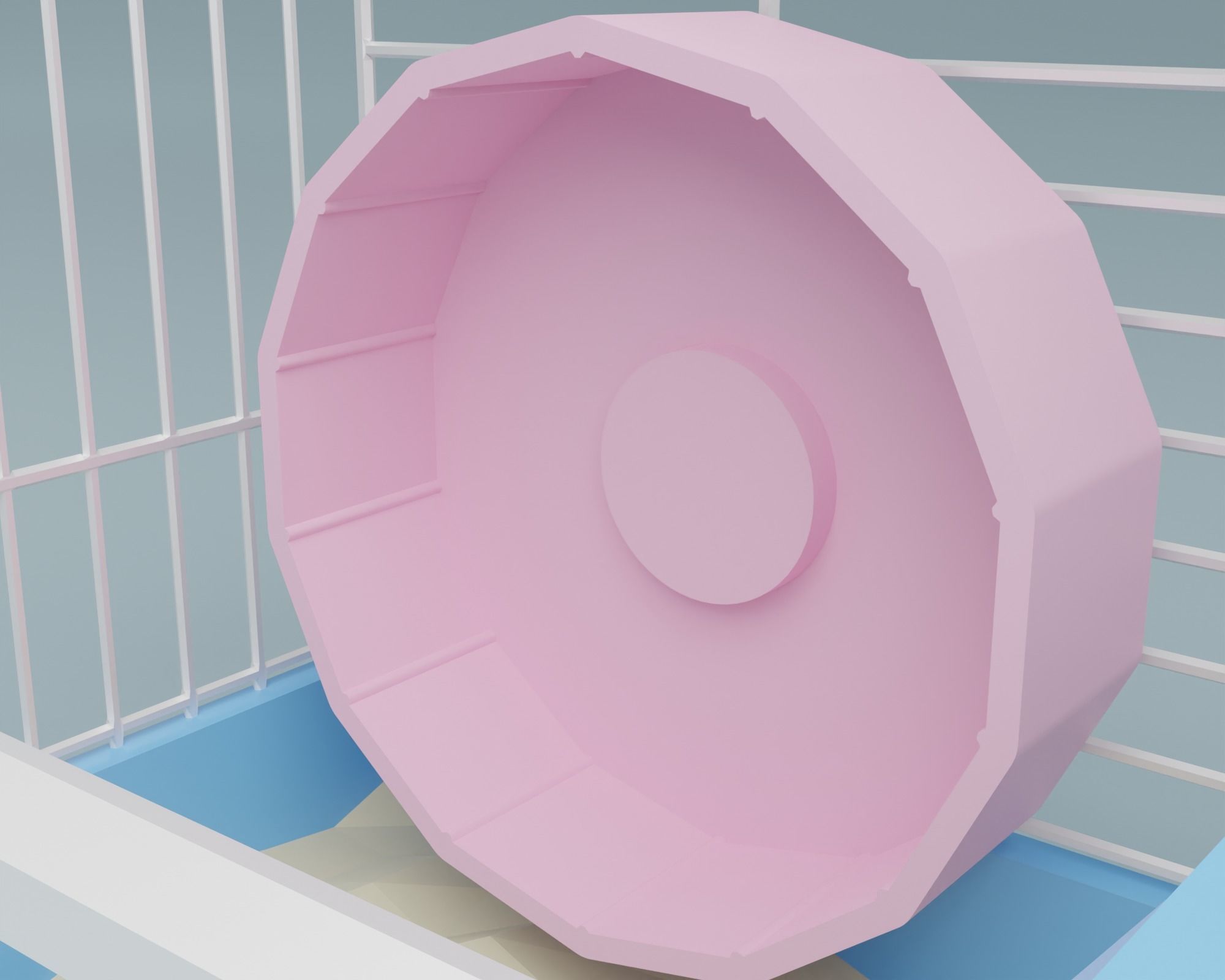 Pet accessories  Low-poly 3D model_16
