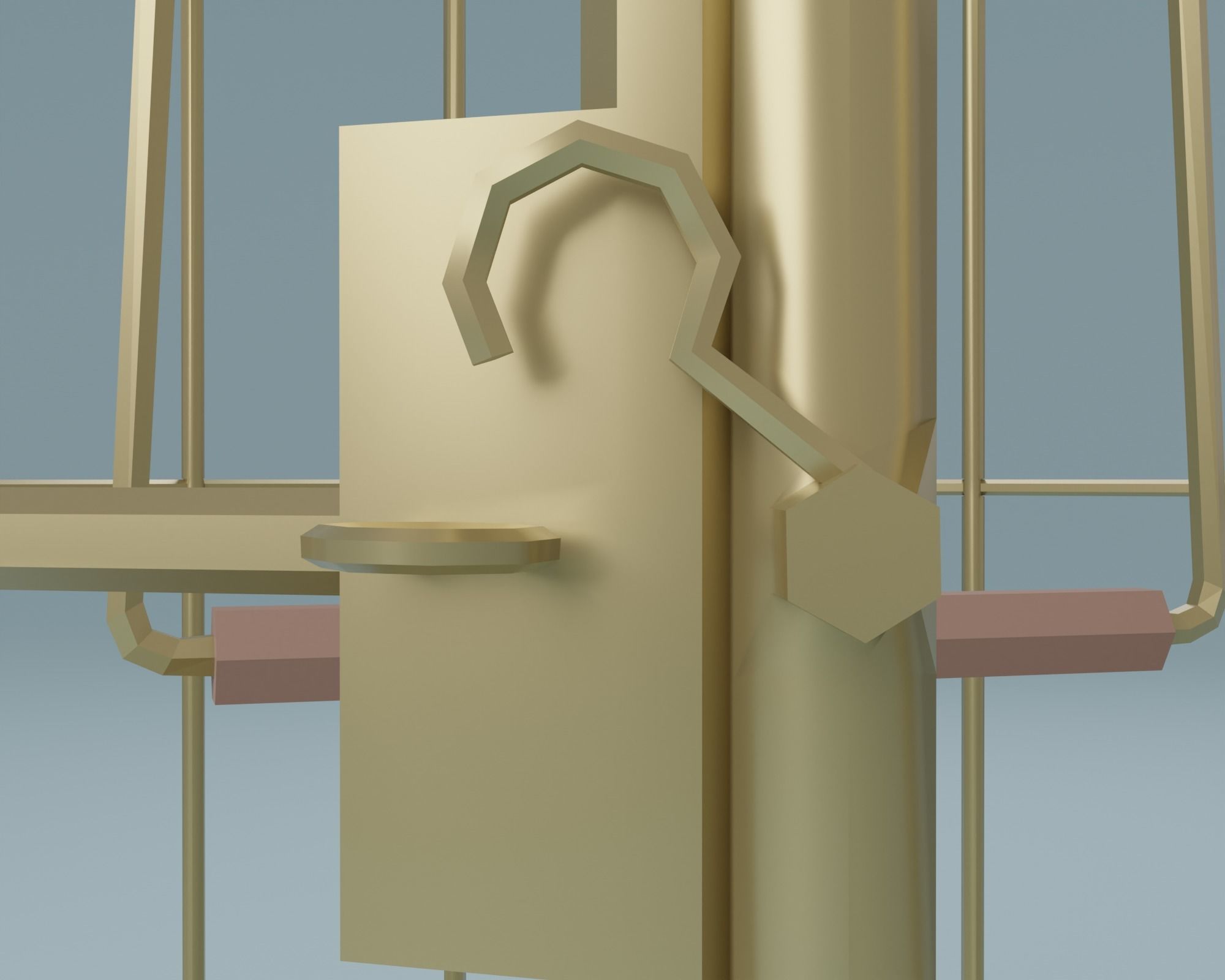 Pet accessories  Low-poly 3D model_20