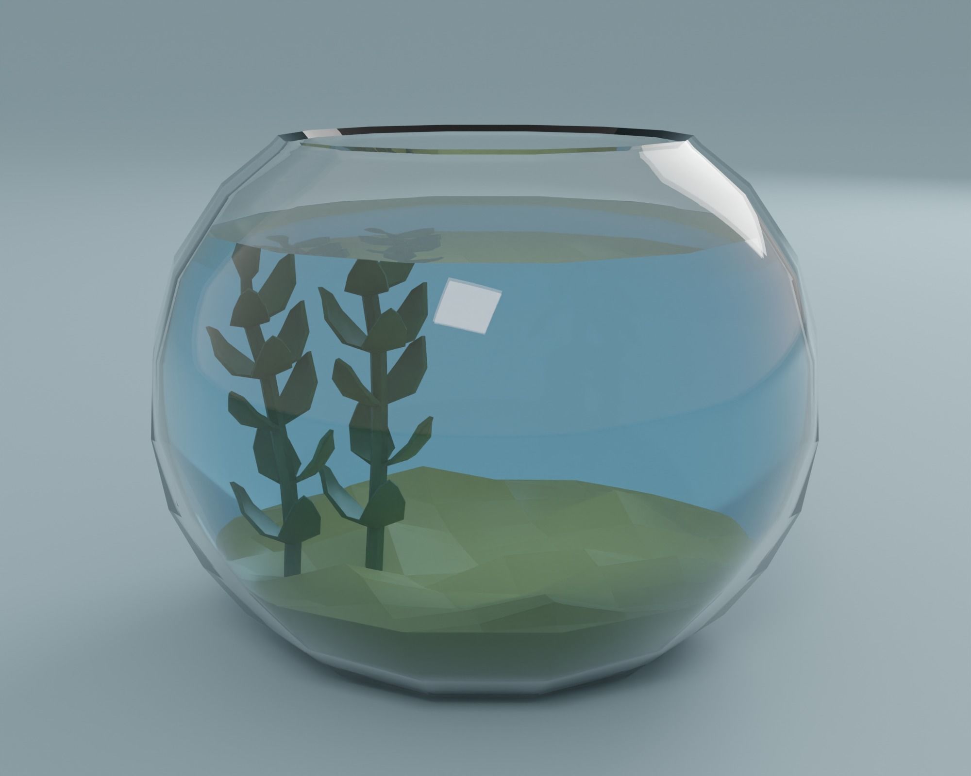 Pet accessories  Low-poly 3D model_13
