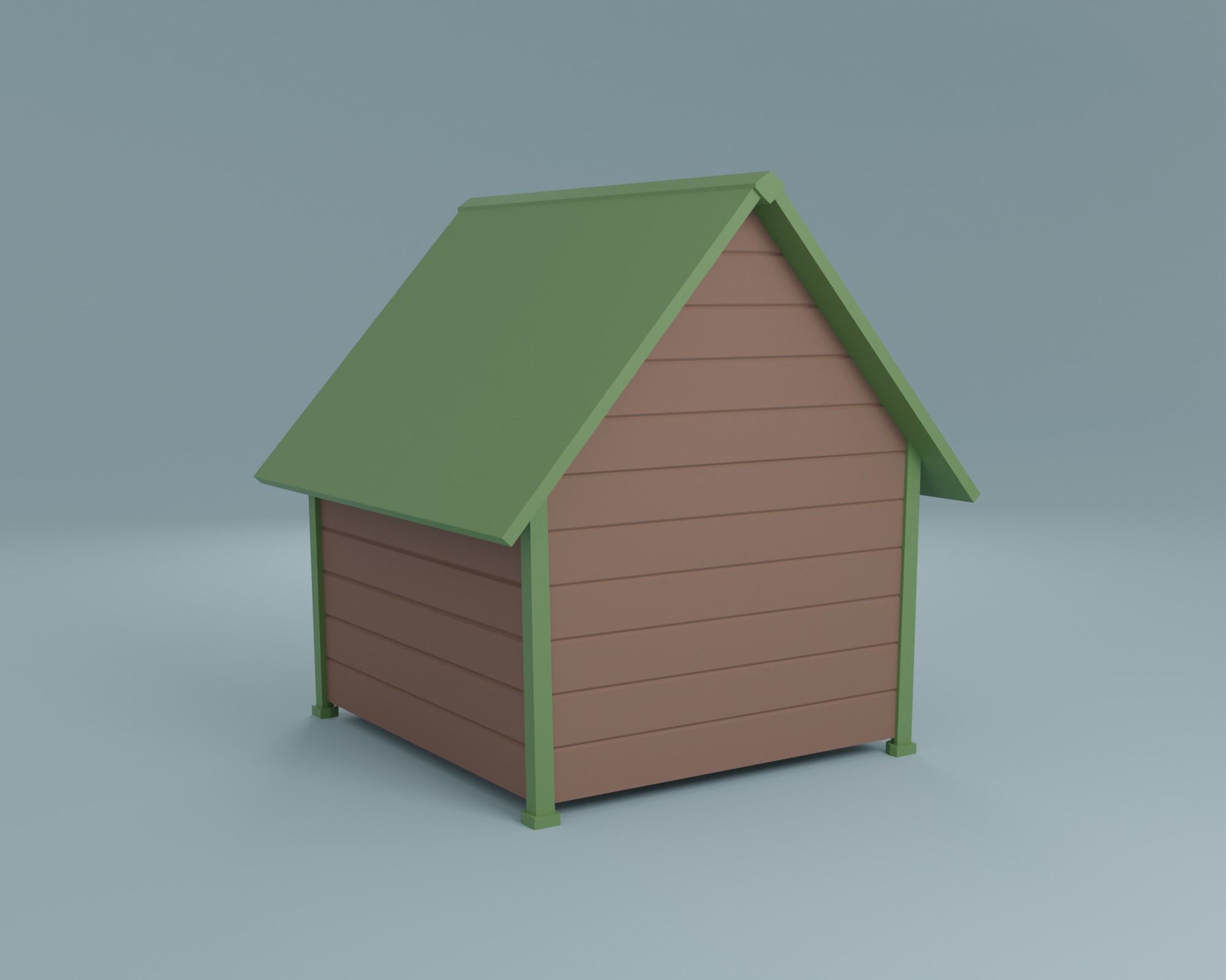 Pet accessories  Low-poly 3D model_2