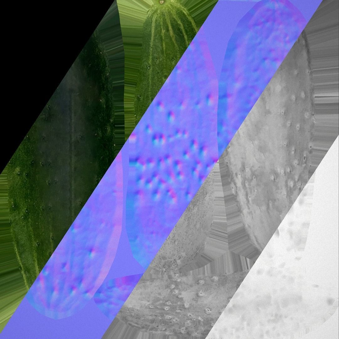 Set of Boxes of Vegetables Crate Medieval Low-poly 3D model_40