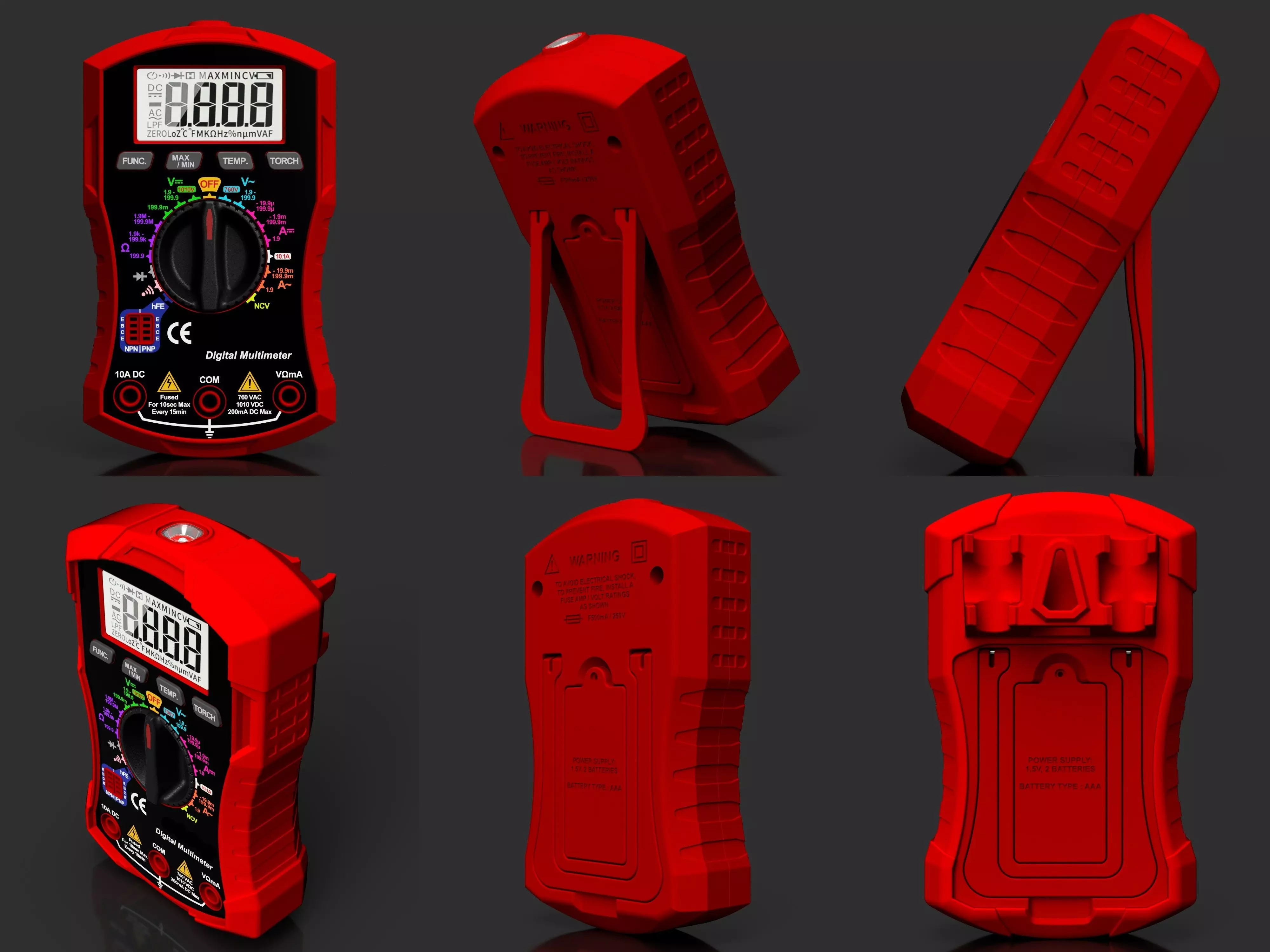 Digital Multimeter 3D print model_0