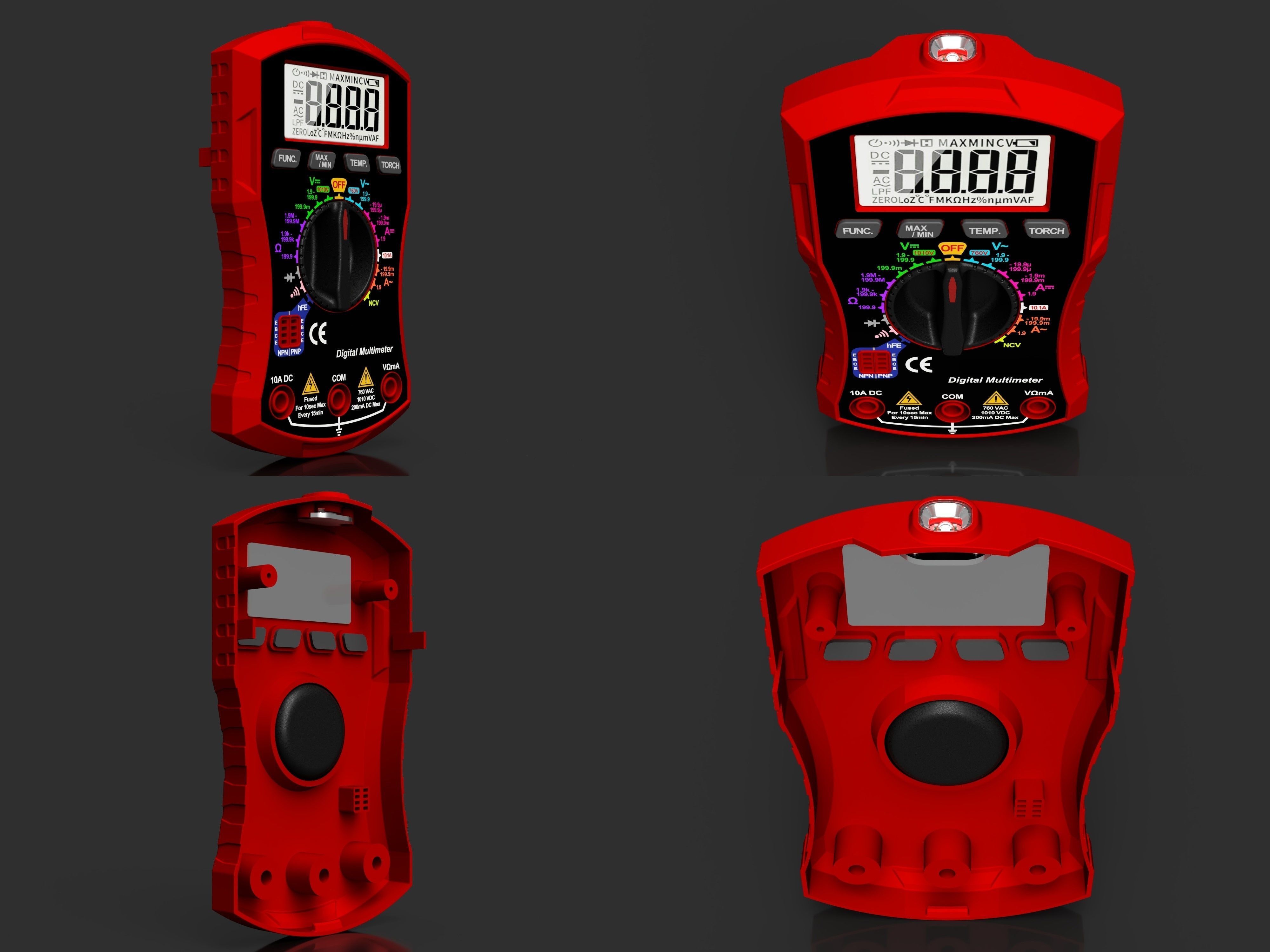 Digital Multimeter 3D print model_16