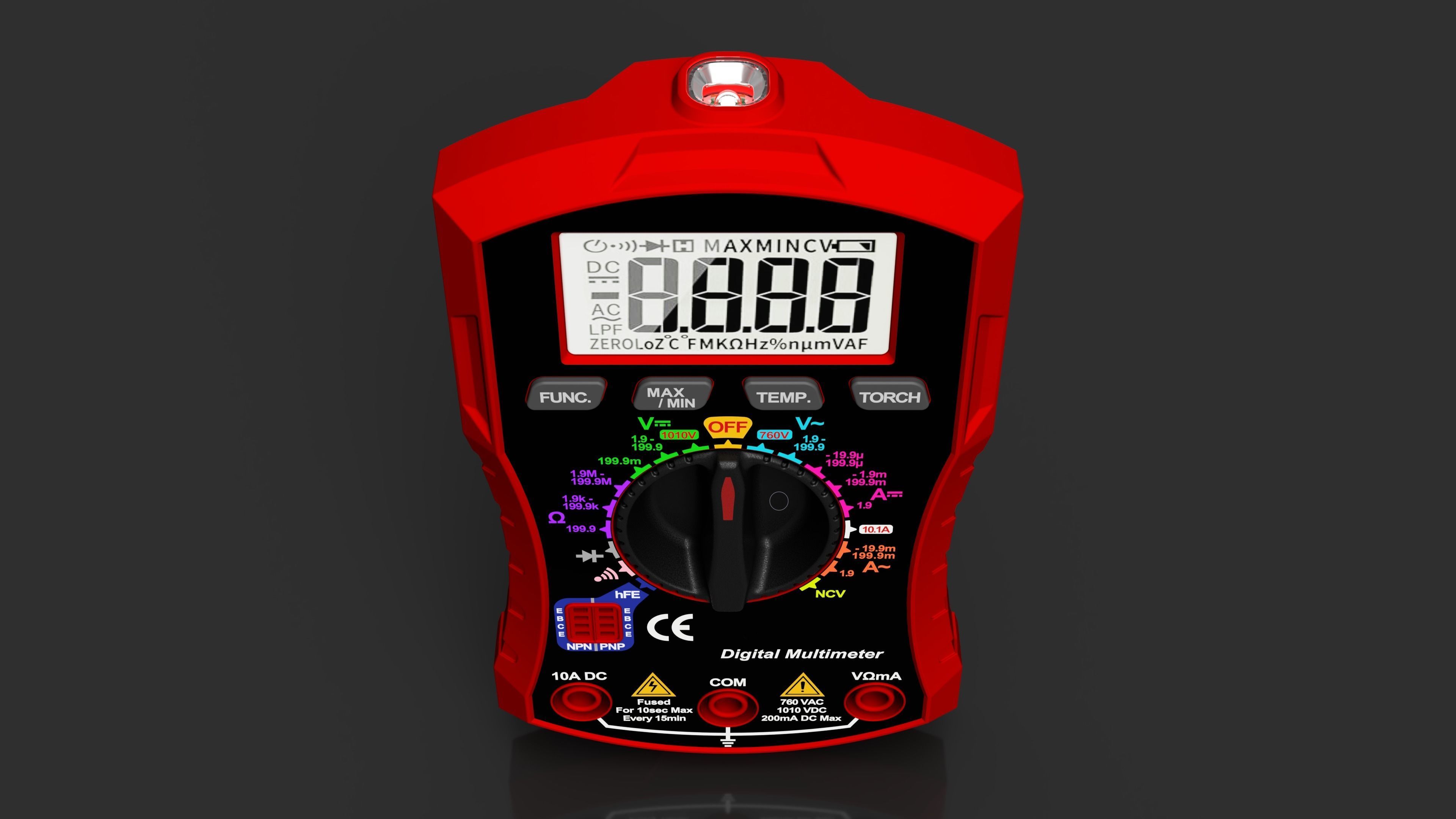 Digital Multimeter 3D print model_13