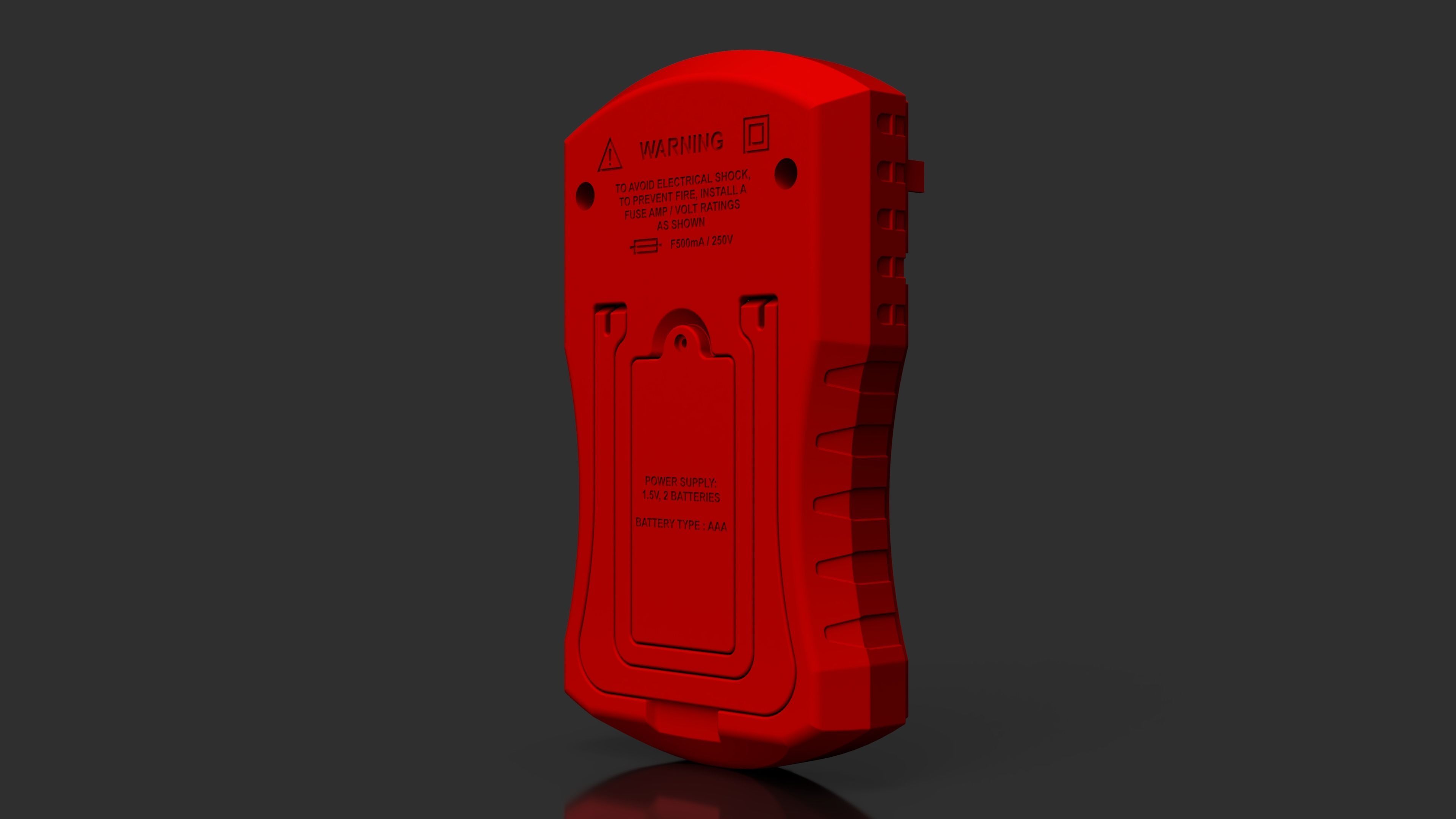 Digital Multimeter 3D print model_6