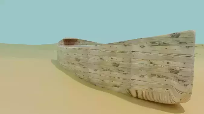 Boat on Desert