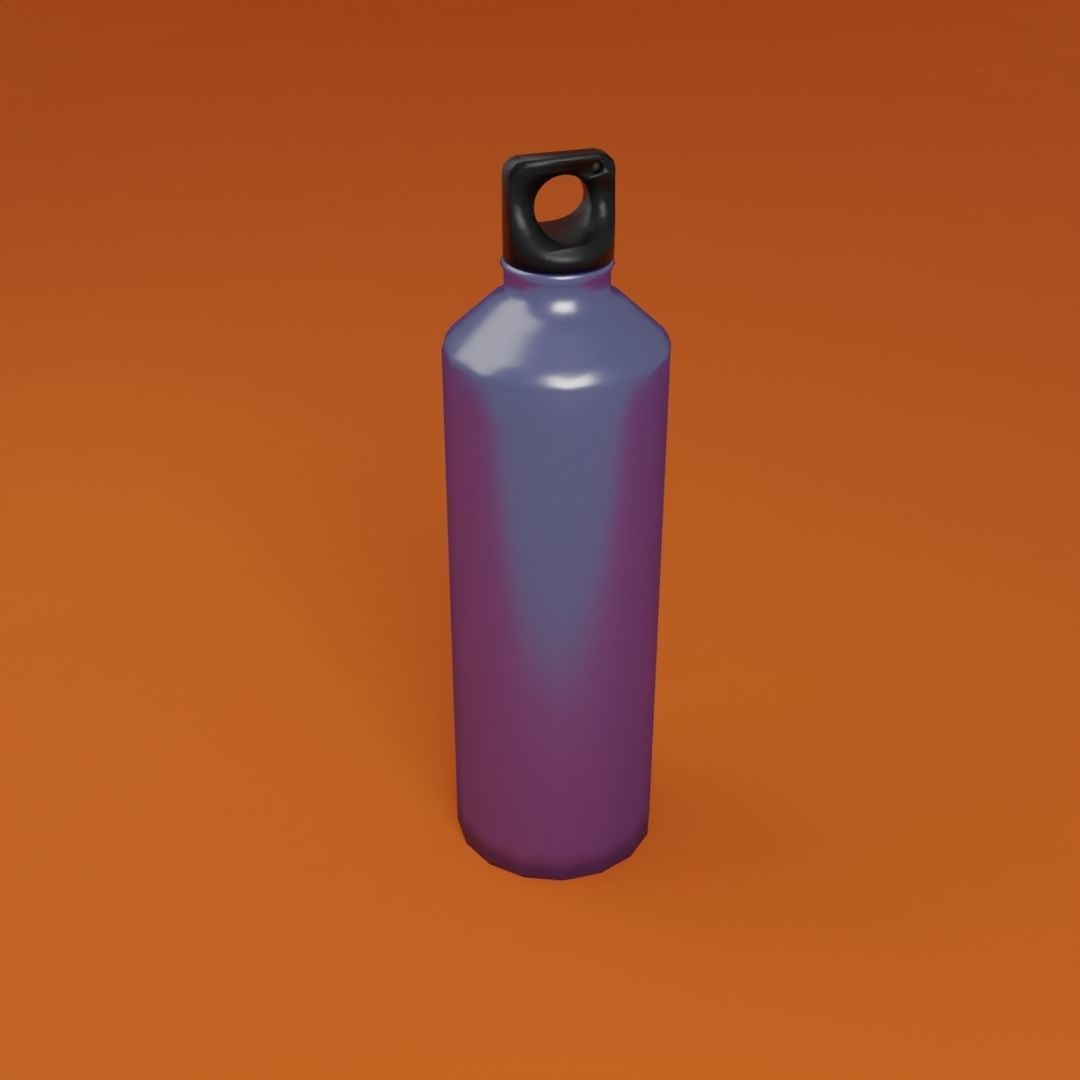 Bottle water 3D model_3