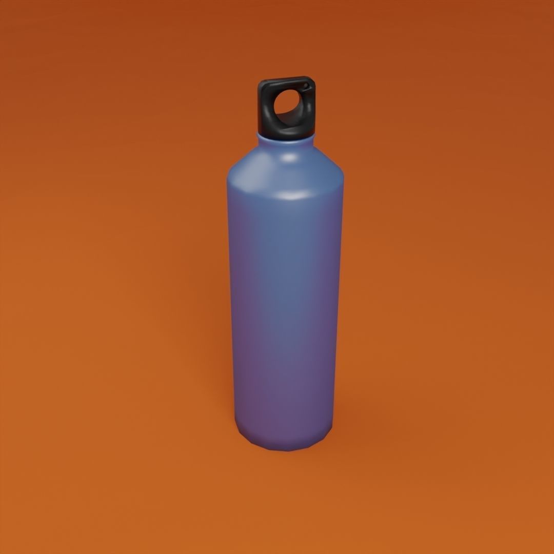Bottle water 3D model_4