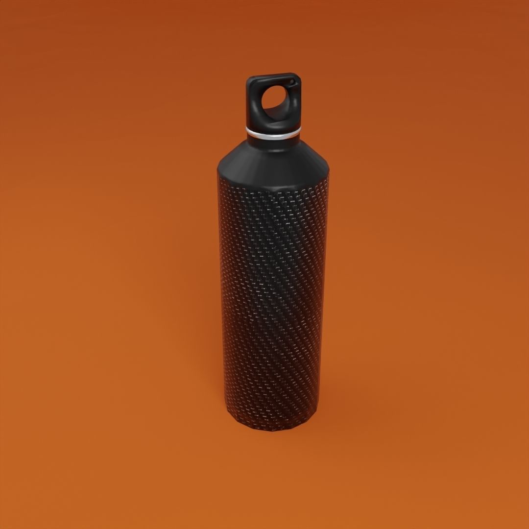 Bottle water 3D model_1