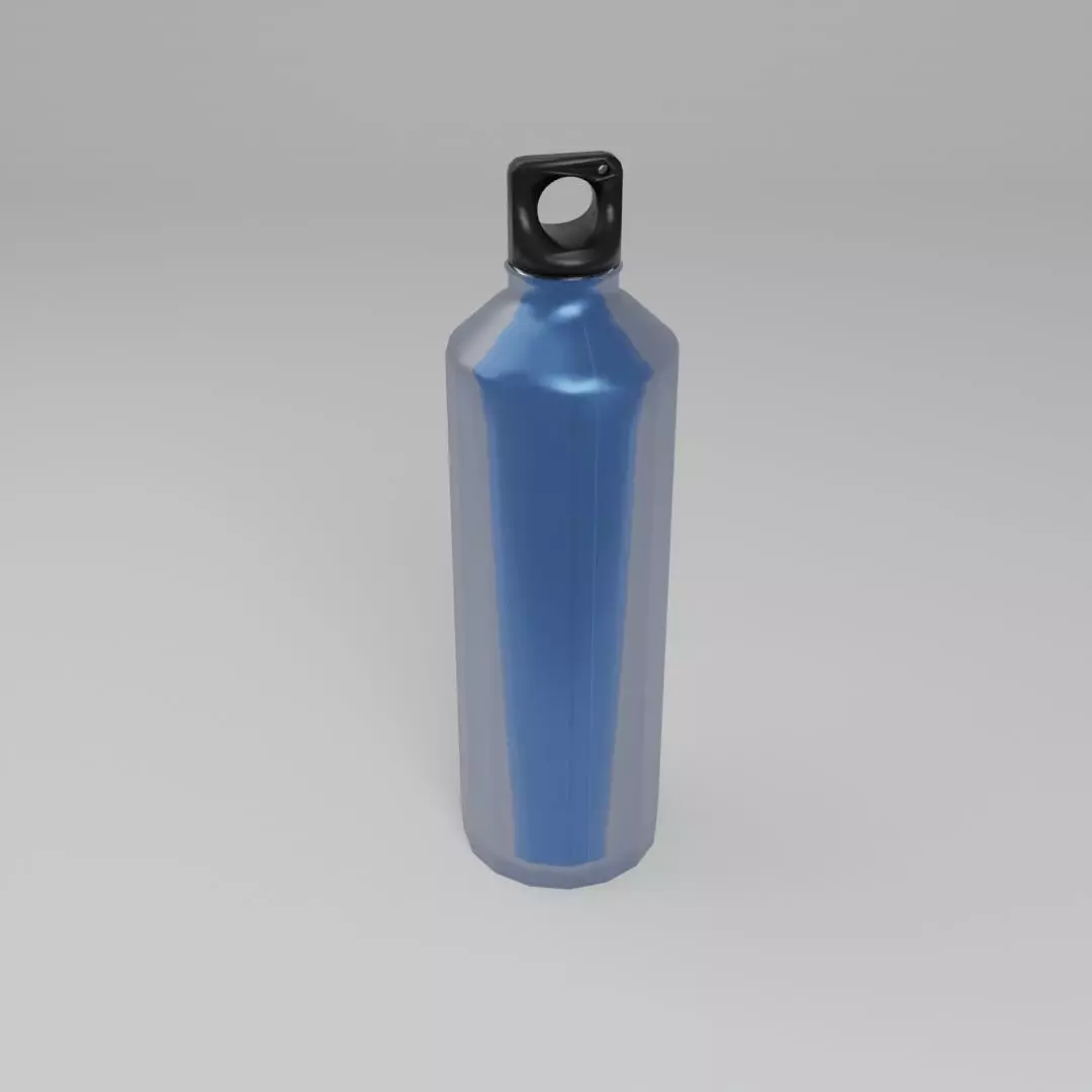Bottle water 3D model_0