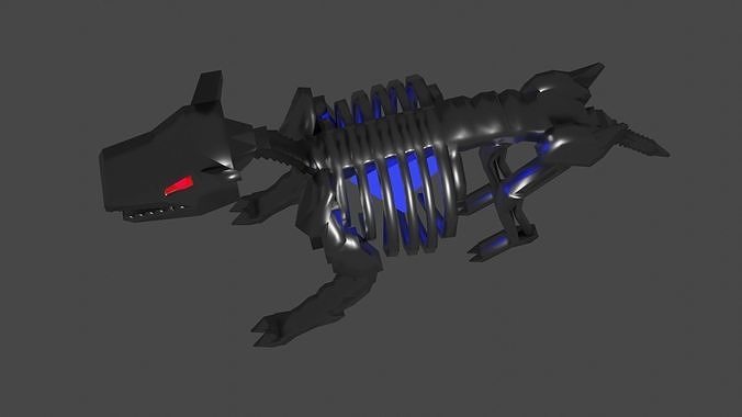 Metalic Animal Bone 3D model