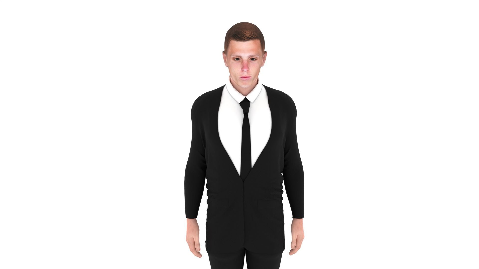 Dani Olmo Low-poly 3D model_1