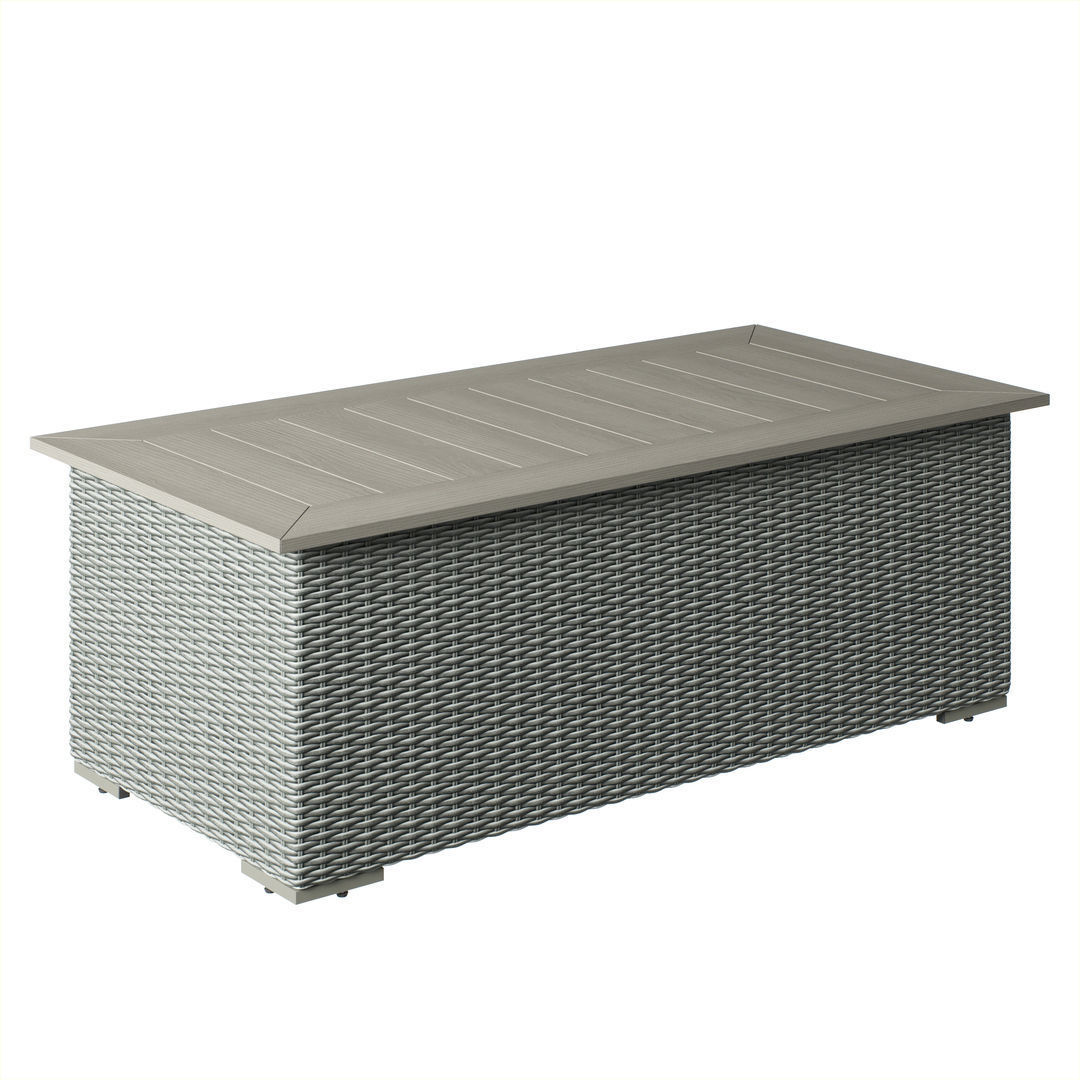 OVE Victoria 4 pieces Conversation Set Table 3D model_4