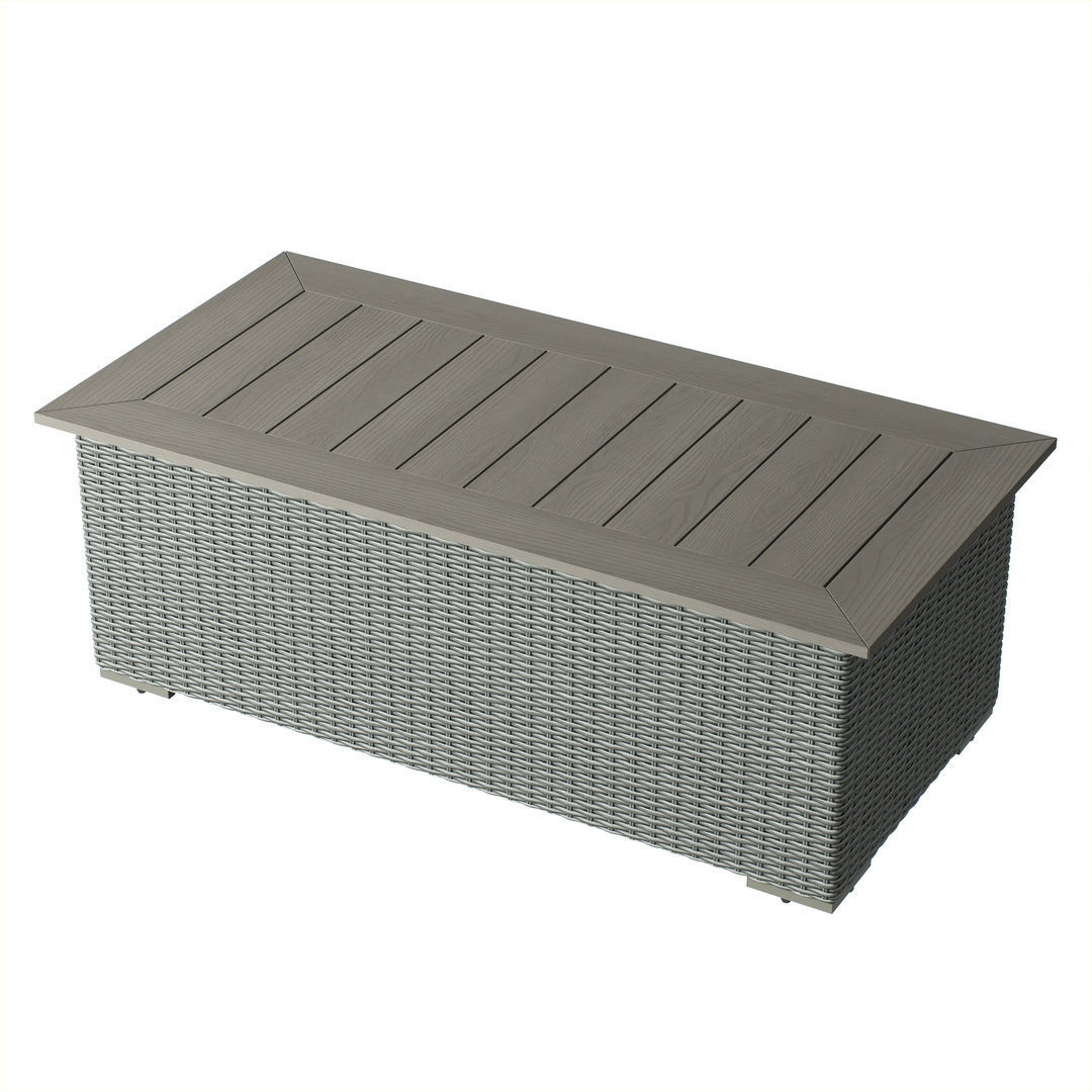 OVE Victoria 4 pieces Conversation Set Table 3D model_6