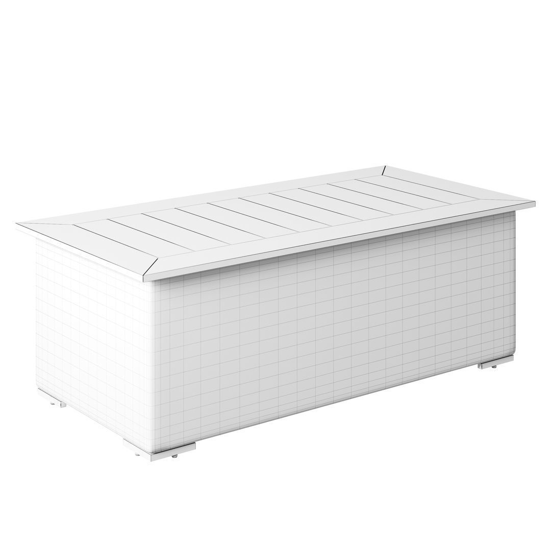 OVE Victoria 4 pieces Conversation Set Table 3D model_5